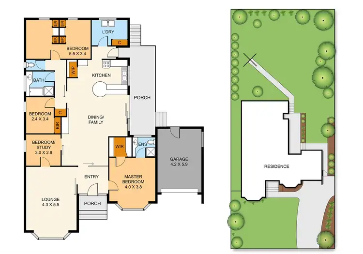Floorplan of Homely house listing, 40 Elm Street, Bayswater VIC 3153