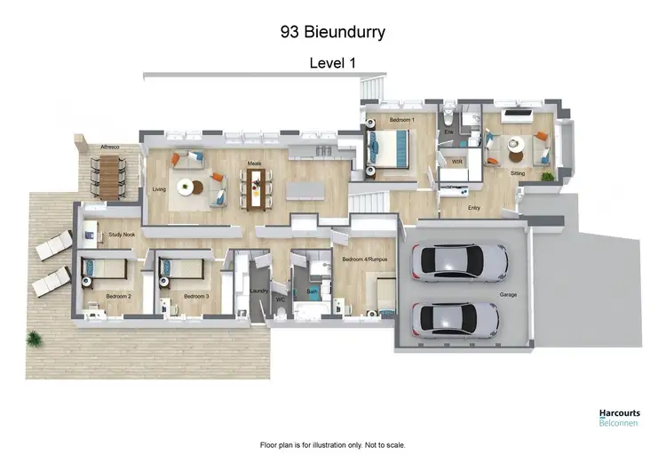 Floorplan of Homely house listing, 93 Bieundurry Street, Bonner ACT 2914