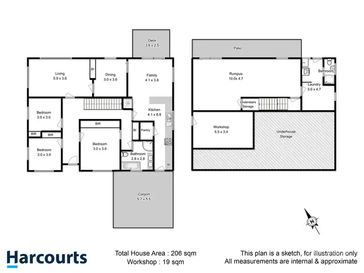 Floorplan of Homely house listing, 38 Crosby Road, Rosetta TAS 7010