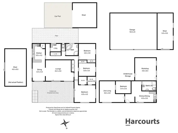 Floorplan of Homely rural property listing, 10 Goss Road, Railton TAS 7305