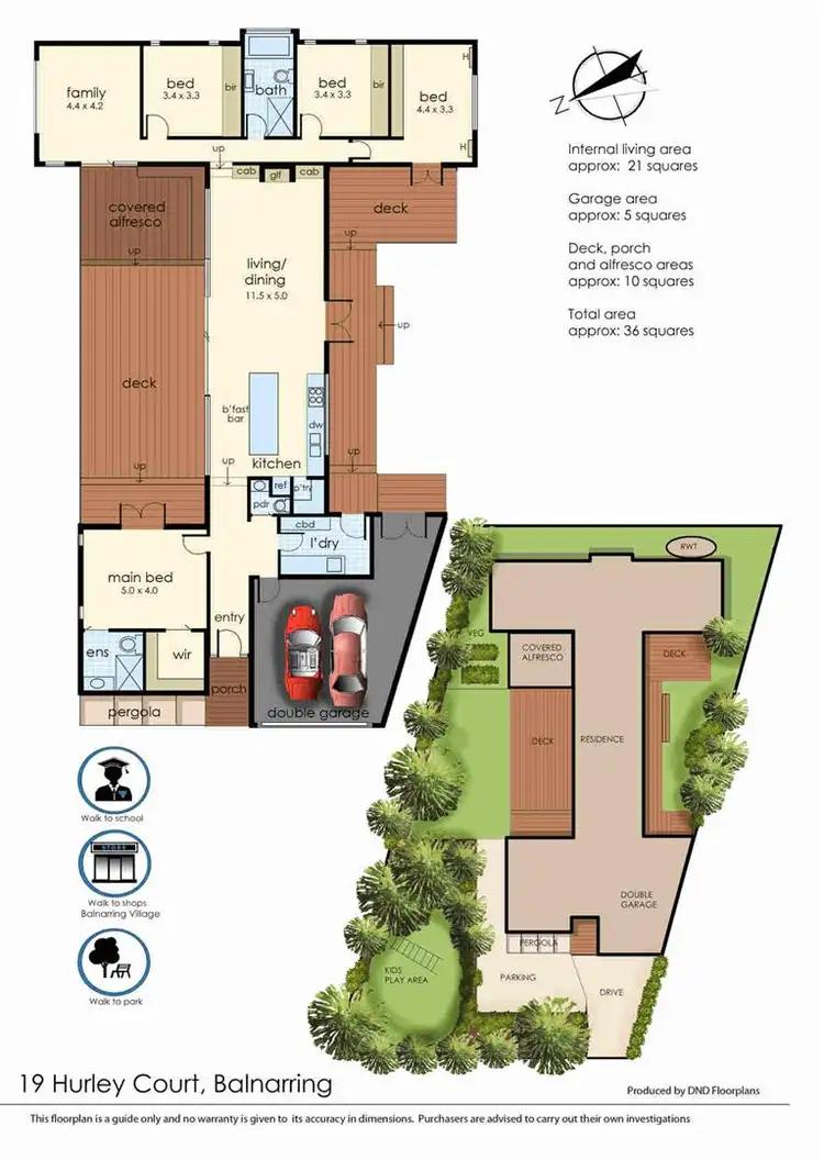 Floorplan of Homely house listing, 19 Hurley Court, Balnarring VIC 3926