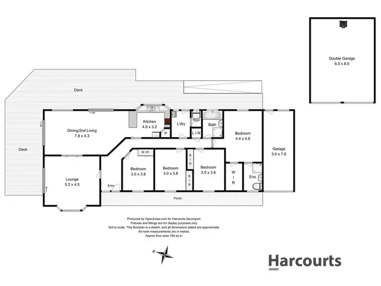 Floorplan of Homely house listing, 21 Seymour Street, Tarleton TAS 7310