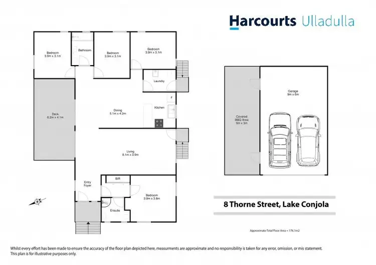 Floorplan of Homely house listing, 8 Thorne Street, Lake Conjola NSW 2539