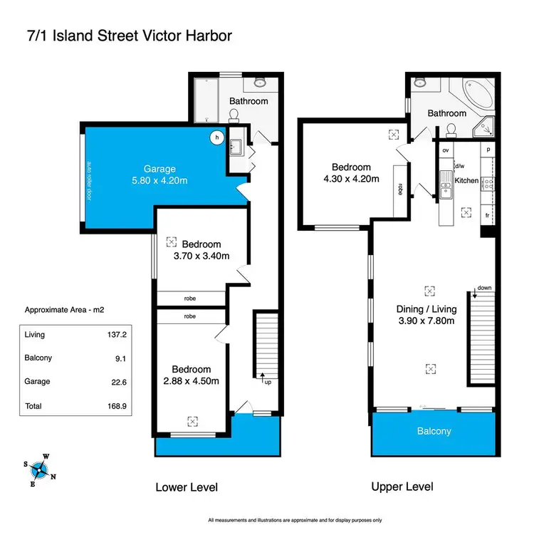 Floorplan of Homely townhouse listing, 7/1 Island Street, Victor Harbor SA 5211