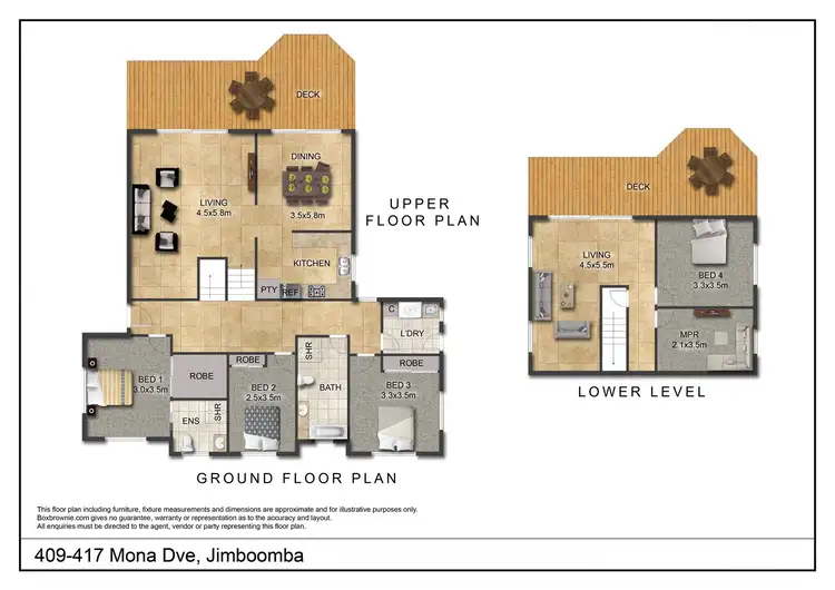 Floorplan of Homely house listing, 409-417 Mona Drive, Jimboomba QLD 4280