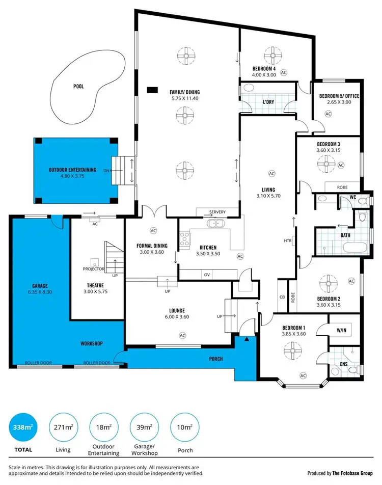 Floorplan of Homely house listing, 26 Kentucky Avenue, Panorama SA 5041