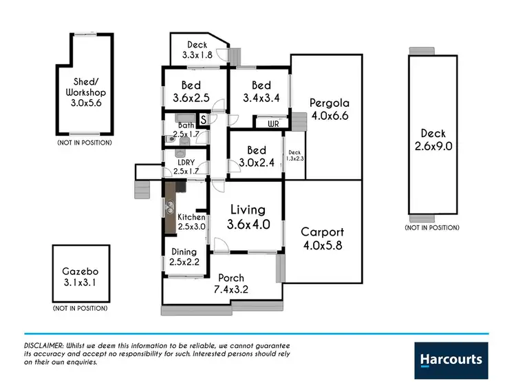Floorplan of Homely house listing, 7 Webb Place, Blackett NSW 2770