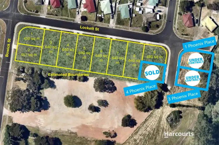 Floorplan of Homely land listing, 1, 3 & 4 Phoenix Place, Wynyard TAS 7325
