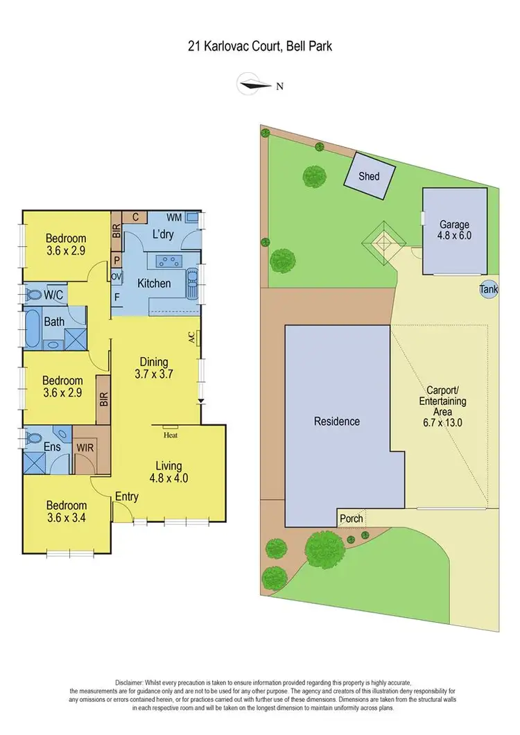 Floorplan of Homely house listing, 21 Karlovac Court, Bell Park VIC 3215