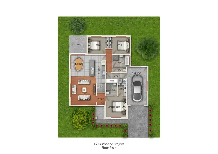 Floorplan of Homely house listing, 12 Guthrie Street, Kingston TAS 7050