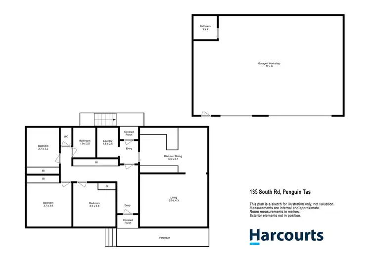 Floorplan of Homely house listing, 135 South Road, Penguin TAS 7316