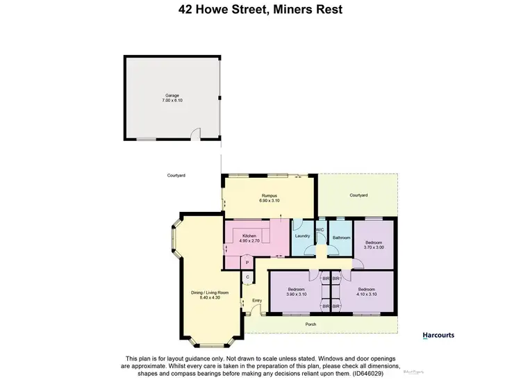 Floorplan of Homely house listing, 42 Howe Street, Miners Rest VIC 3352