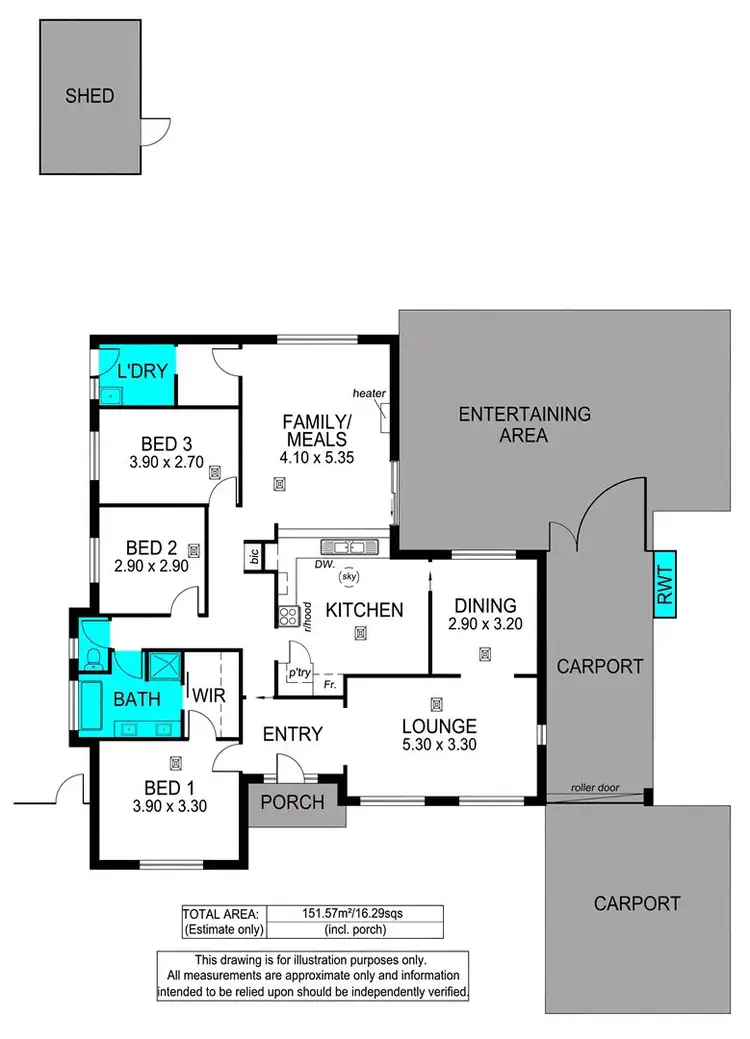 Floorplan of Homely house listing, 13 Warilda Crescent, Hallett Cove SA 5158