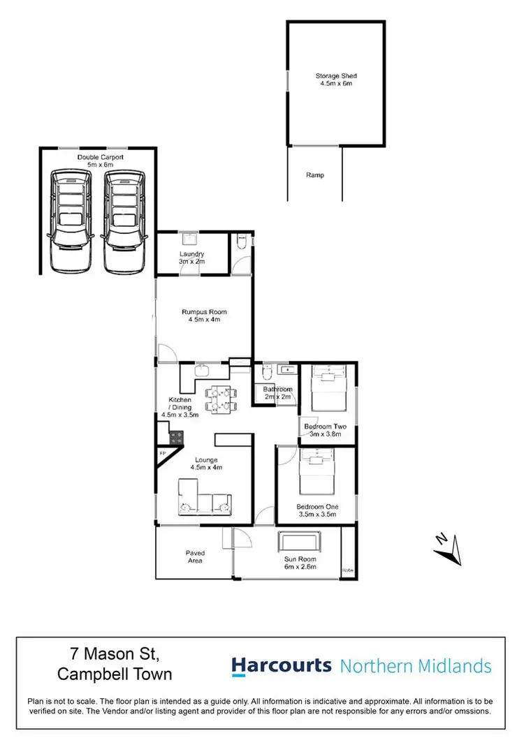 Floorplan of Homely house listing, 7 Mason Street, Campbell Town TAS 7210