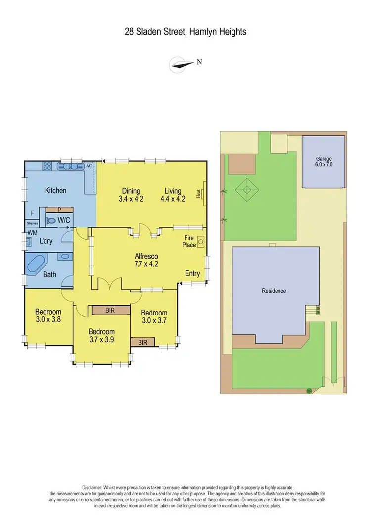 Floorplan of Homely house listing, 28 Sladen Street, Hamlyn Heights VIC 3215