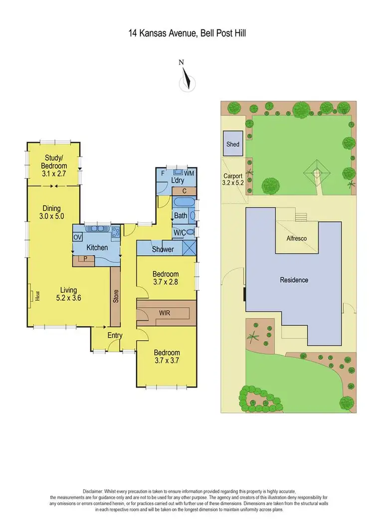 Floorplan of Homely house listing, 14 Kansas Avenue, Bell Post Hill VIC 3215