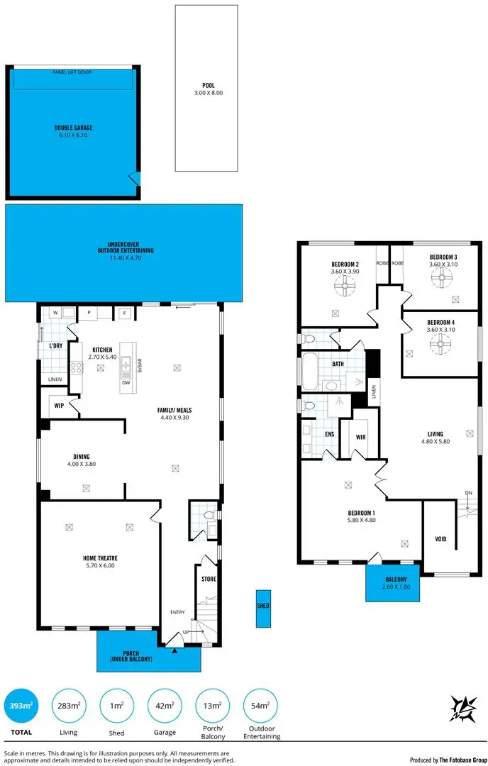 Floorplan of Homely house listing, 15 Acacia Grove, Flagstaff Hill SA 5159
