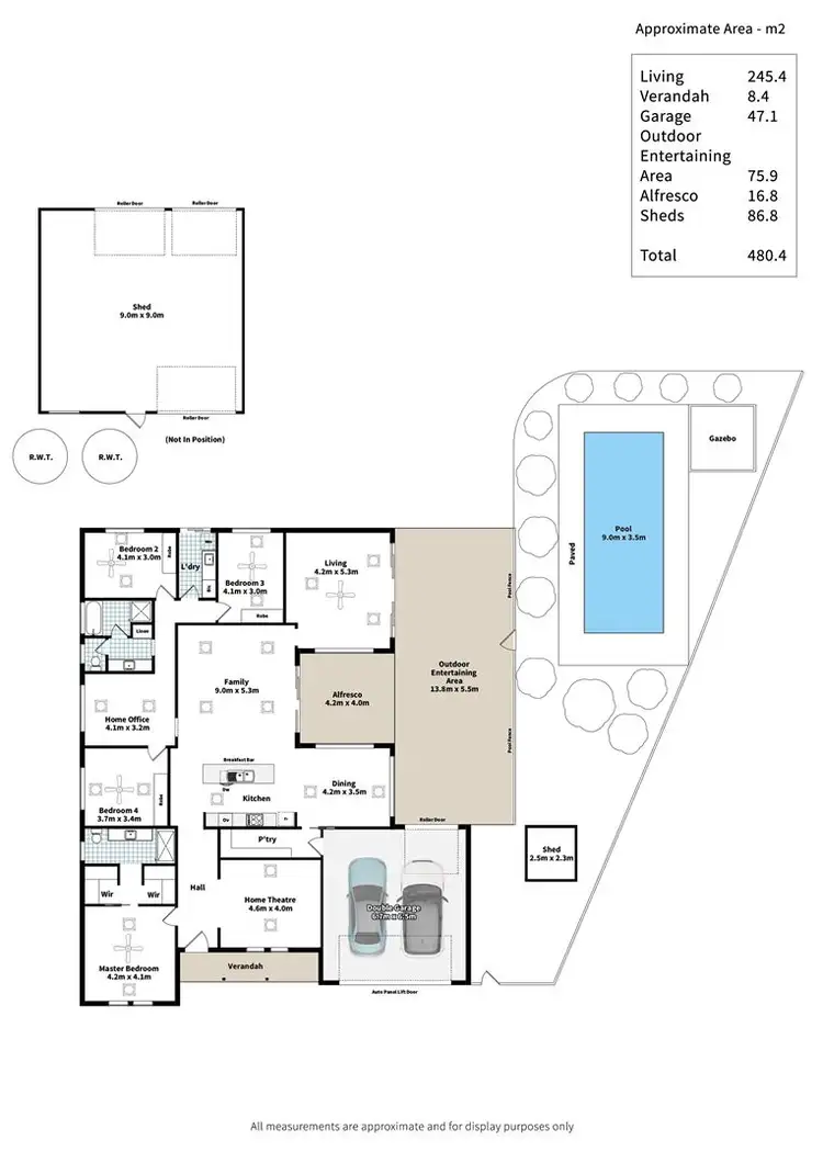Floorplan of Homely house listing, 1 Swift Grove, Mclaren Flat SA 5171