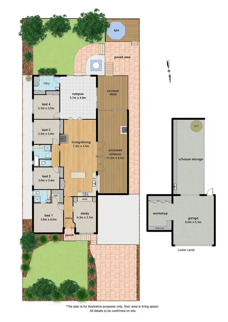 Floorplan of Homely house listing, 17 Amelia Close, Beaconsfield VIC 3807