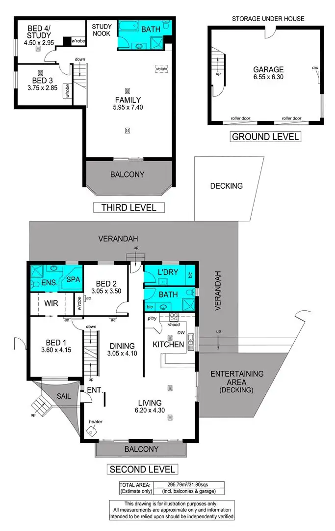 Floorplan of Homely house listing, 9 Luderitz Close, Hallett Cove SA 5158