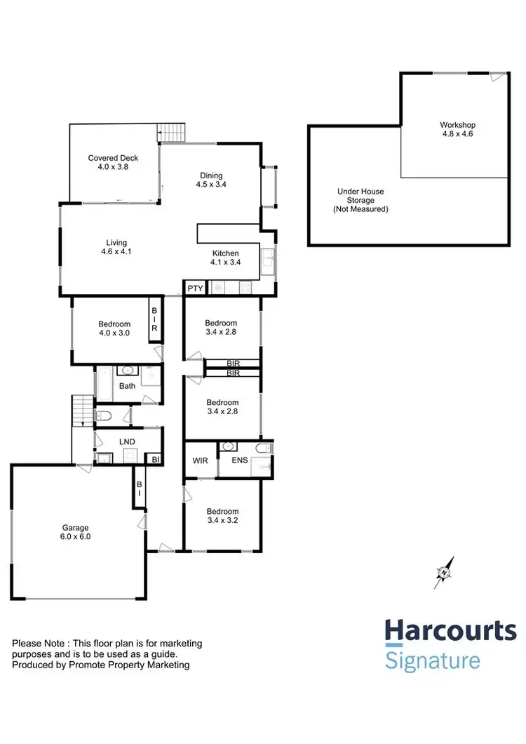 Floorplan of Homely house listing, 855 Oceana Drive, Tranmere TAS 7018