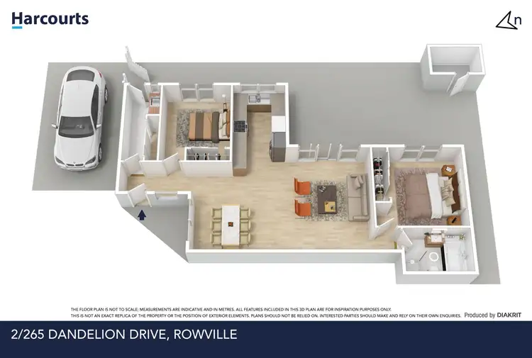 Floorplan of Homely unit listing, 2/265 Dandelion Drive, Rowville VIC 3178