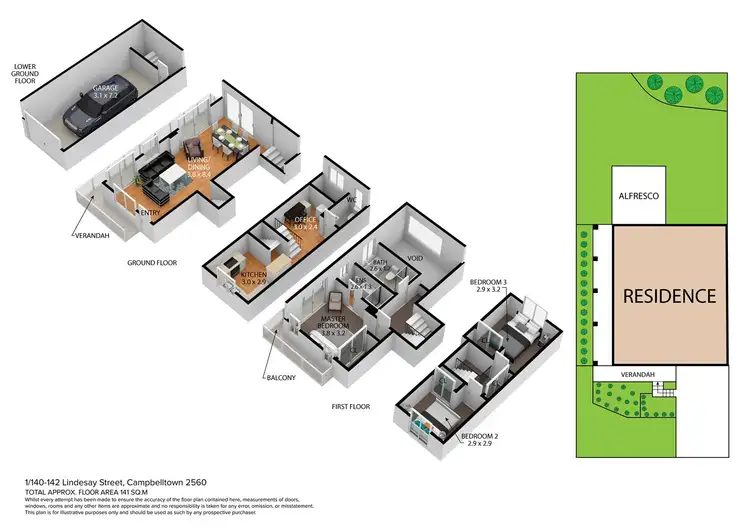 Floorplan of Homely house listing, 1/140-142 Lindesay Street, Campbelltown NSW 2560