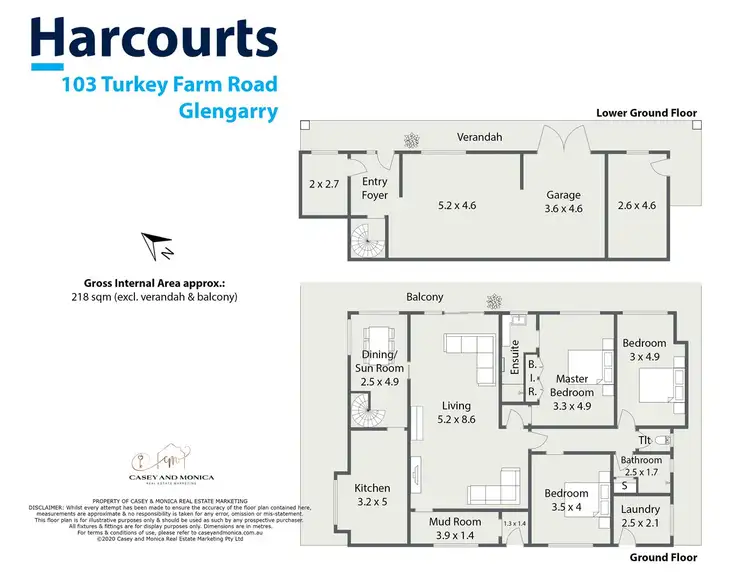 Floorplan of Homely house listing, 103 Turkey Farm Road, Glengarry TAS 7275
