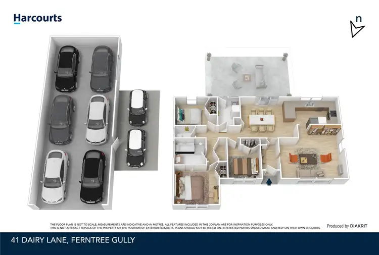 Floorplan of Homely house listing, 41 Dairy Lane, Ferntree Gully VIC 3156