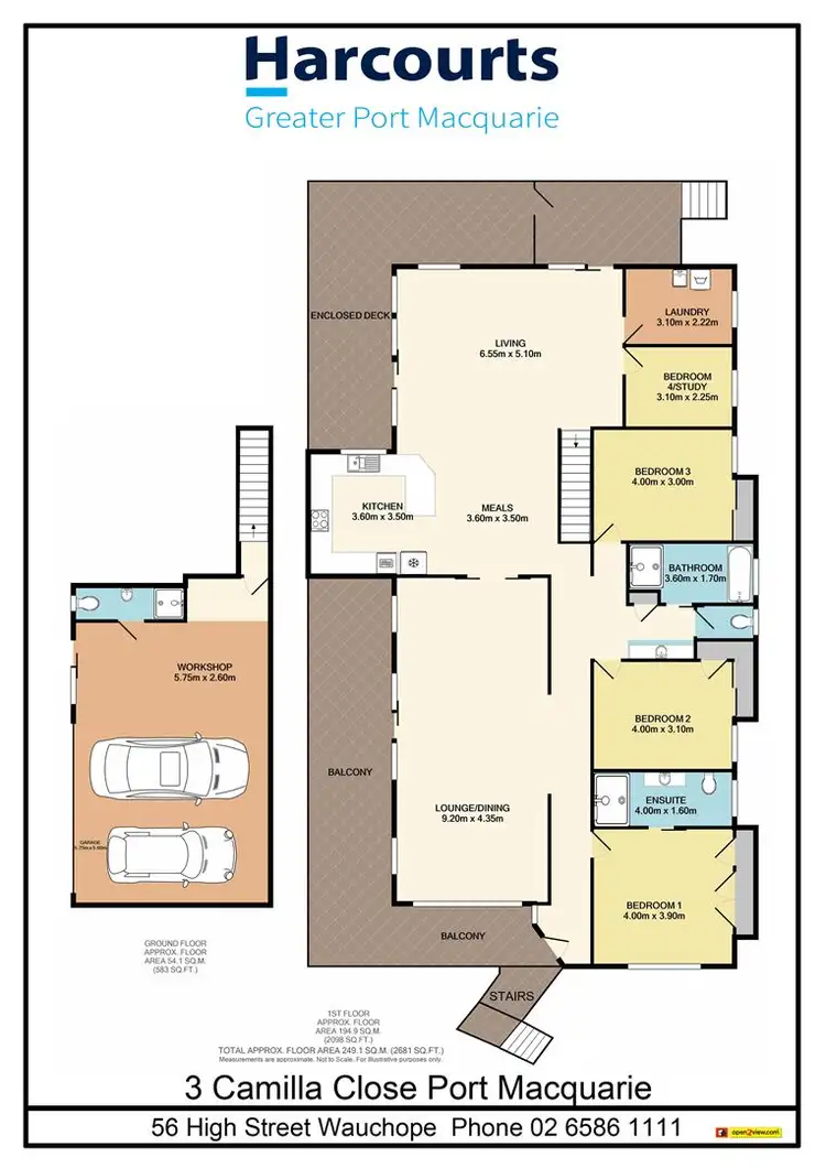 Floorplan of Homely house listing, 3 Camilla Close, Port Macquarie NSW 2444