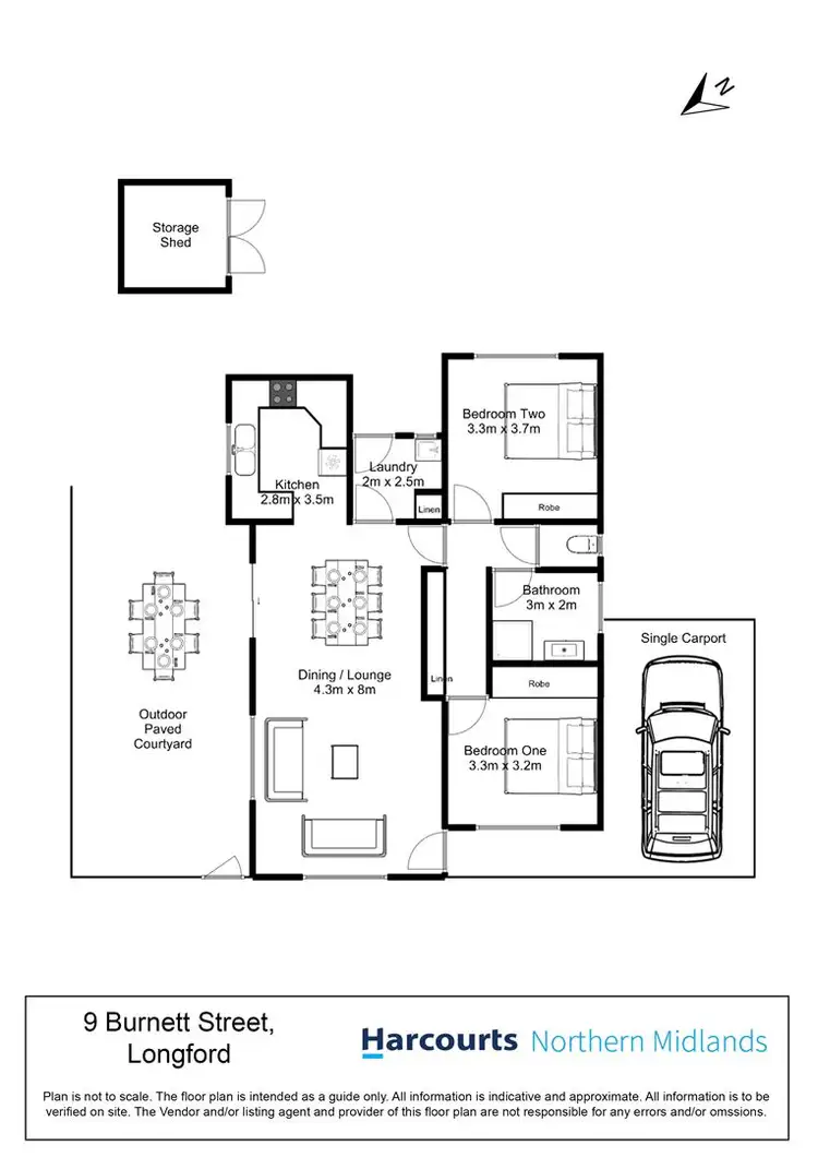 Floorplan of Homely house listing, 9 Burnett Street, Longford TAS 7301