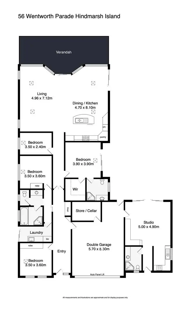 Floorplan of Homely house listing, 56 Wentworth Parade, Hindmarsh Island SA 5214