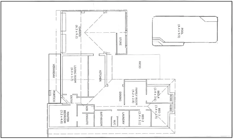 Floorplan of Homely house listing, 84 Nannatee Way, Wanneroo WA 6065
