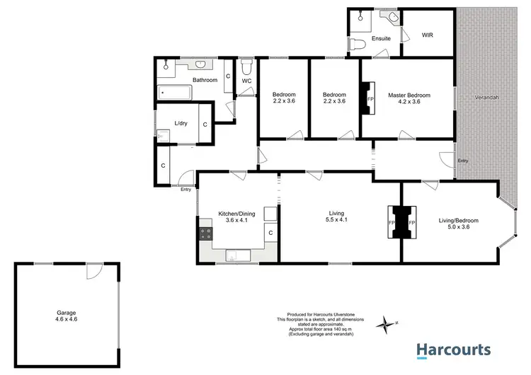 Floorplan of Homely house listing, 26 Grove Street, Ulverstone TAS 7315