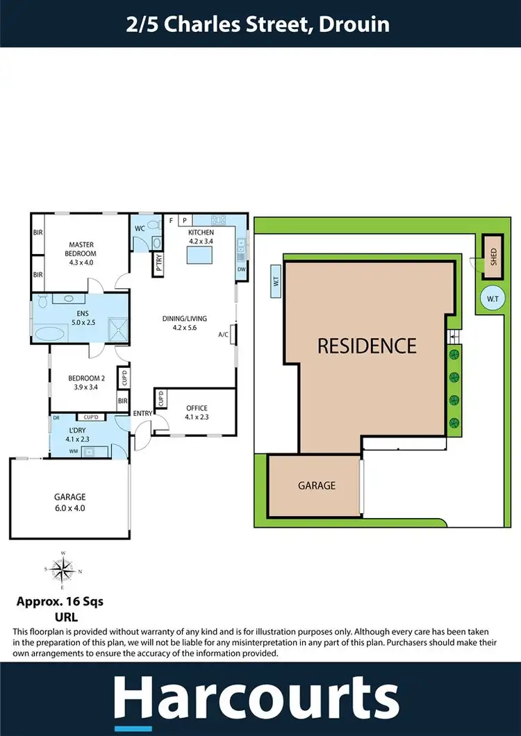 Floorplan of Homely unit listing, 2/5 Charles Street, Drouin VIC 3818
