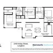 Floorplan of Homely villa listing, 2/48 Anstey Street, Longford TAS 7301
