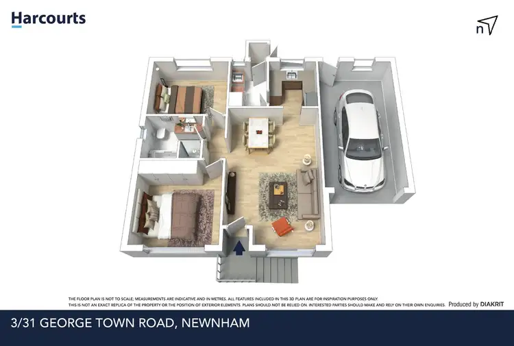 Floorplan of Homely apartment listing, 3/31 George Town Road, Newnham TAS 7248