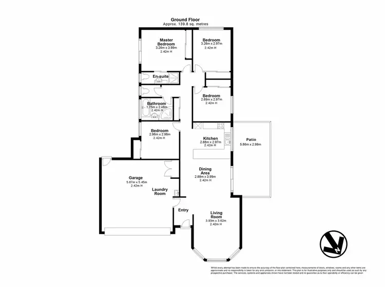 Floorplan of Homely house listing, 3 Egret Pl, Taigum QLD 4018