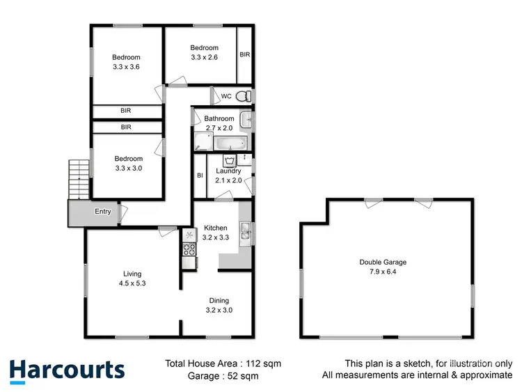 Floorplan of Homely house listing, 22 Cheviot Road, West Moonah TAS 7009