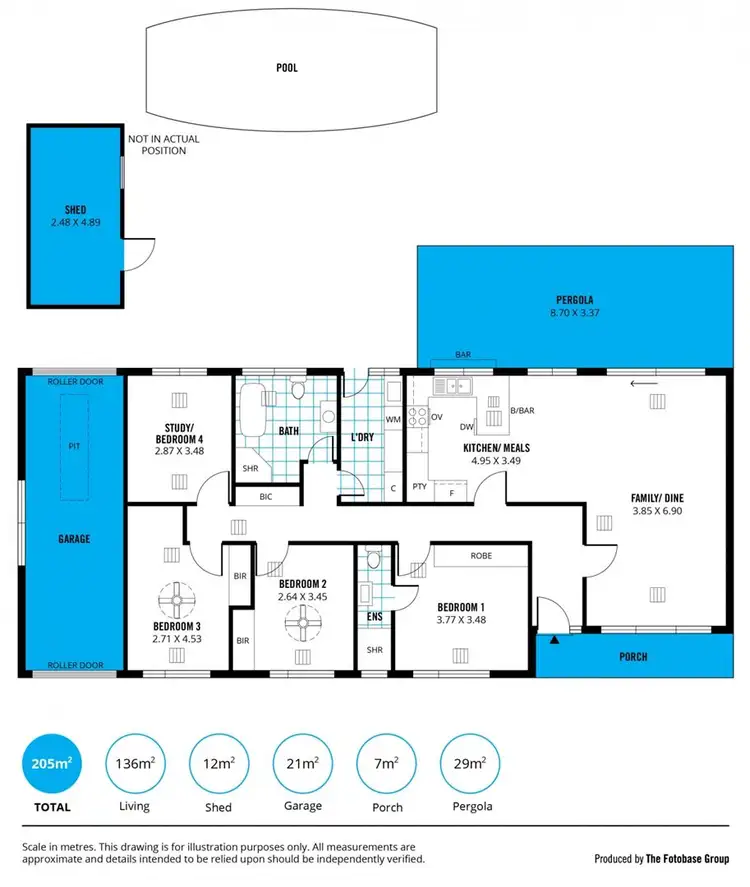 Floorplan of Homely house listing, 9 St Helena Street, Flagstaff Hill SA 5159