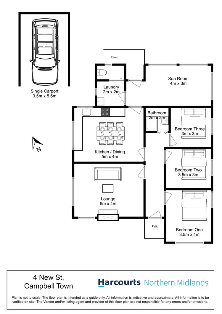 Floorplan of Homely house listing, 4 New Street, Campbell Town TAS 7210