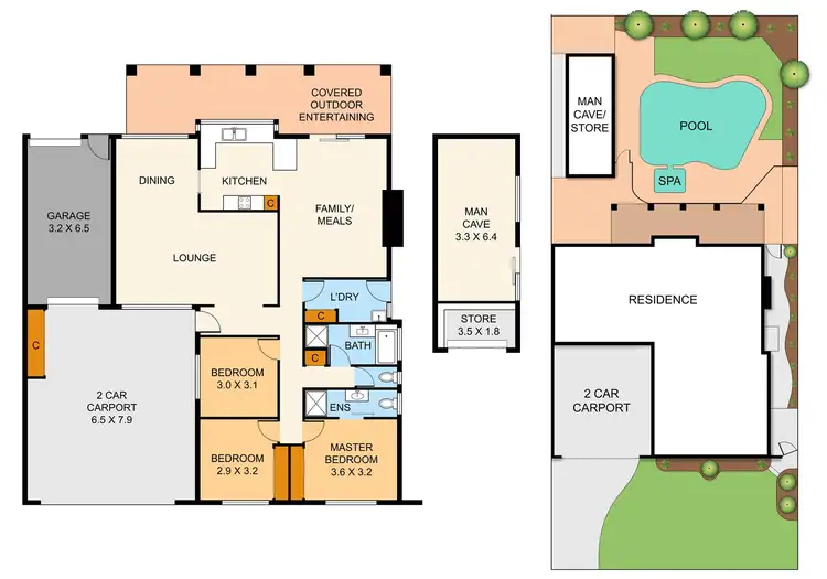 Floorplan of Homely house listing, 139 Windermere Drive, Ferntree Gully VIC 3156