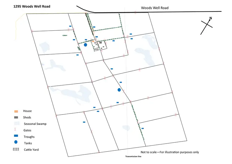 Floorplan of Homely rural property listing, 1295 Woods Well Road, Tintinara SA 5266