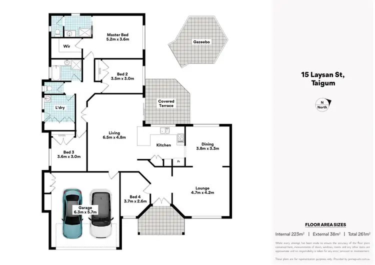 Floorplan of Homely house listing, 15 Laysan Street, Taigum QLD 4018