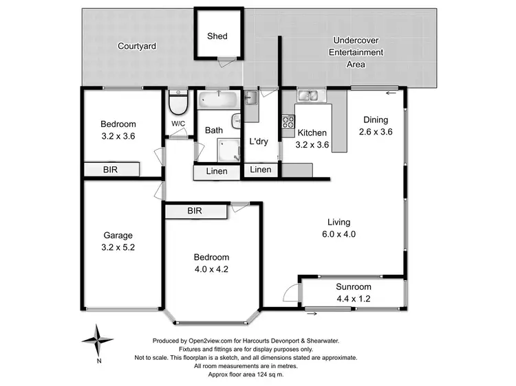 Floorplan of Homely unit listing, 10/94 Oldaker Street, Devonport TAS 7310