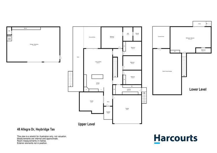 Floorplan of Homely house listing, 48 Allegra Drive, Heybridge TAS 7316