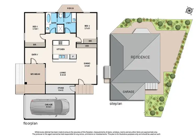 Floorplan of Homely unit listing, 2/122 High Street, Berwick VIC 3806