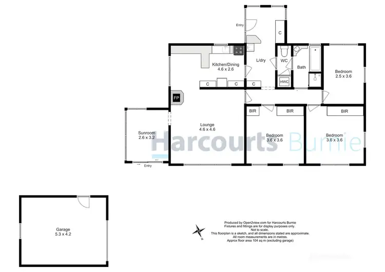 Floorplan of Homely house listing, 20 Arthur Street, Somerset TAS 7322