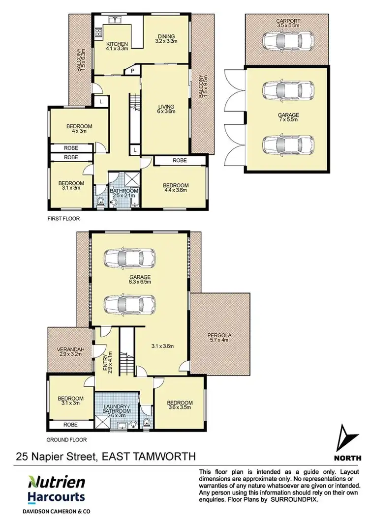 Floorplan of Homely house listing, 25 Napier Street, Tamworth NSW 2340