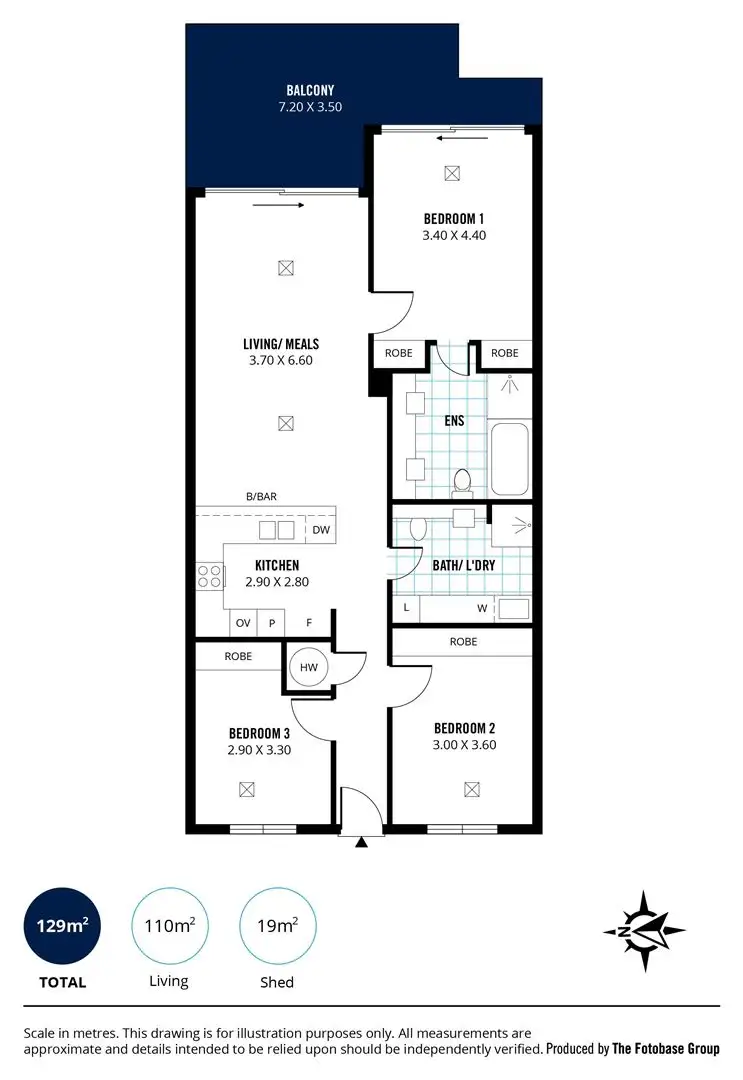 Floorplan of Homely apartment listing, Unit 19/2-5 Flinders Parade, Victor Harbor SA 5211